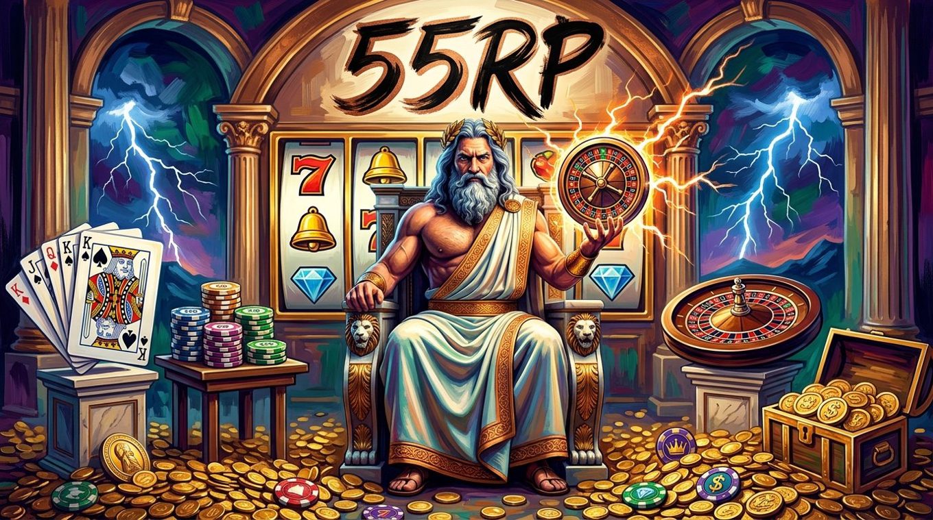 Banner bonus deposit pertama di 55RP